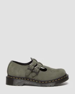 Dr. Martens Babies 8065 En Cuir NICKEL GREY — Milled Nubuck Wp Store