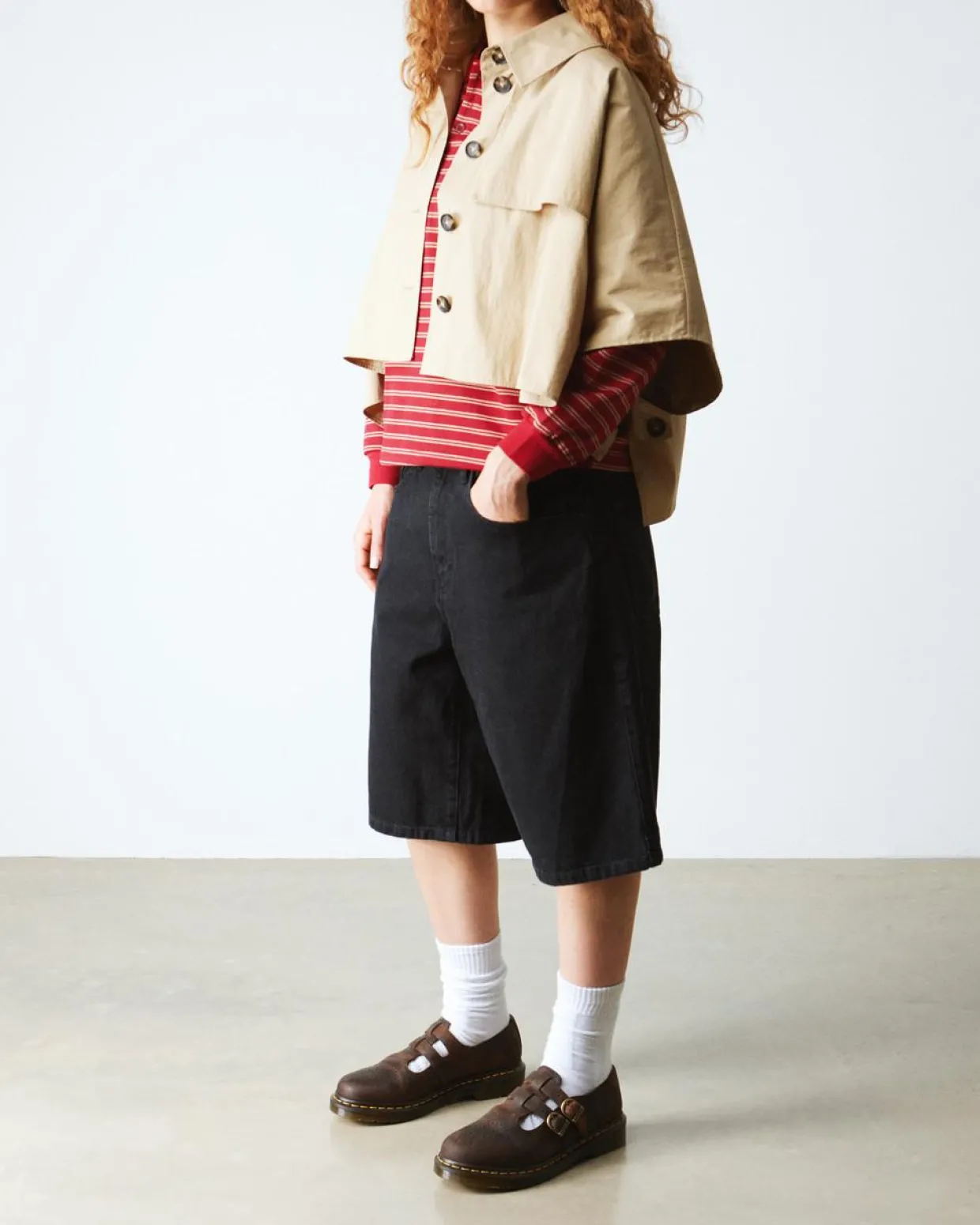 Dr. Martens Babies 8065 En Cuir Crazy Horse Marron foncé — Crazy Horse Shop