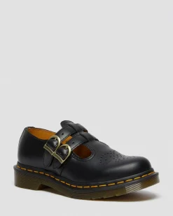 Dr. Martens Babies 8065 En Cuir Smooth Noir — Smooth Leather Outlet