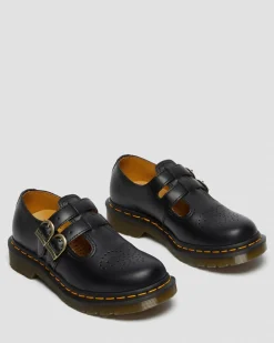 Dr. Martens Babies 8065 En Cuir Smooth Noir — Smooth Leather Outlet