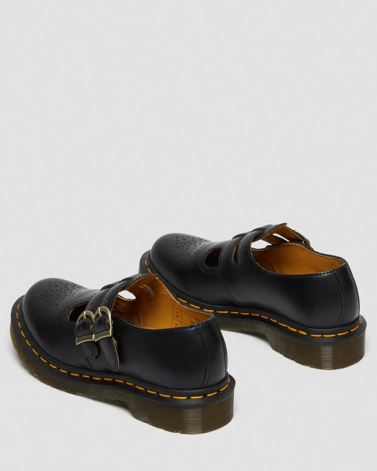 Dr. Martens Babies 8065 En Cuir Smooth Noir — Smooth Leather Outlet