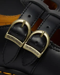 Dr. Martens Babies 8065 En Cuir Smooth Noir — Smooth Leather Outlet