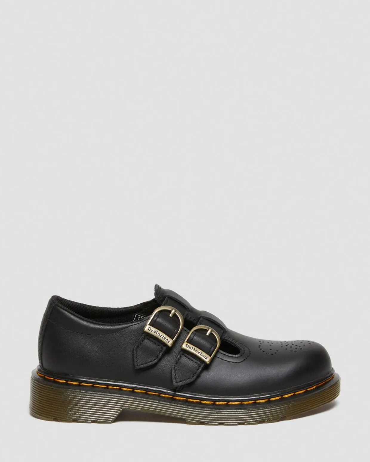 Dr. Martens Babies 8065 En Cuir Softy T Junior Noir — Softy T Shop
