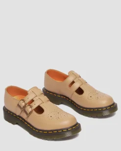 Dr. Martens Babies 8065 En Cuir Virginia Savannah Tan — Virginia Best Sale