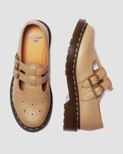 Dr. Martens Babies 8065 En Cuir Virginia Savannah Tan — Virginia Best Sale