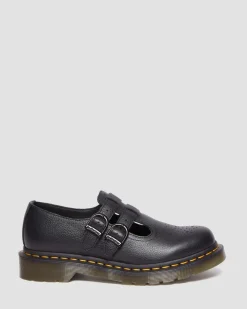 Dr. Martens Babies 8065 En Cuir Virginia Noir — Virginia Hot