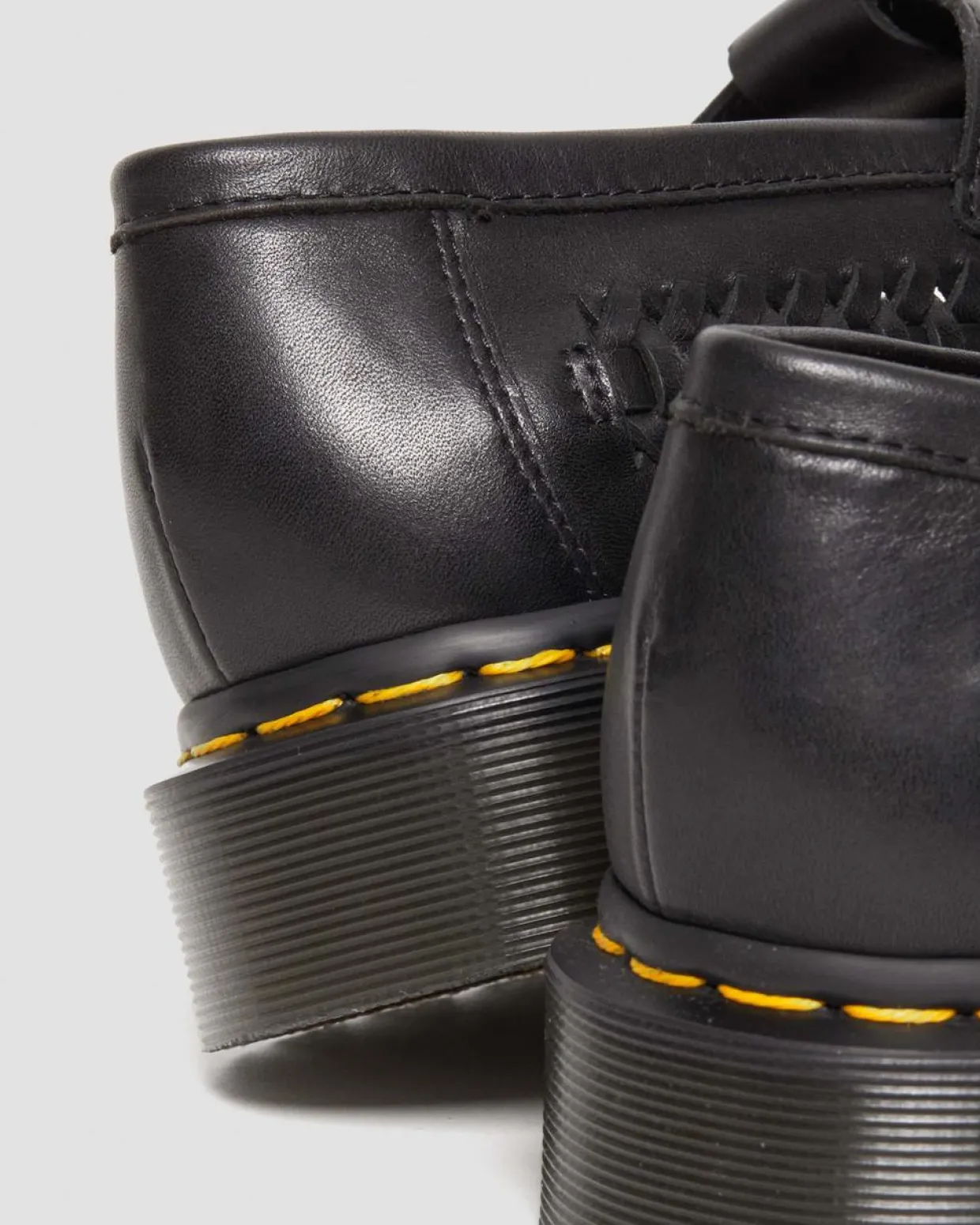Dr. Martens Babies Adrian En Cuir Tressé à Brides En T Black — Analine Discount