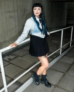 Dr. Martens Babies Corran En Cuir Atlas à Talons Noir — Atlas Sale