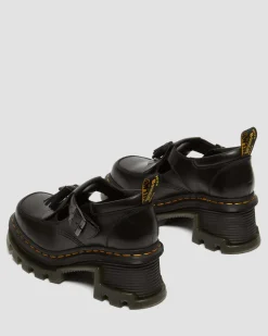 Dr. Martens Babies Corran En Cuir Atlas à Talons Noir — Atlas Sale
