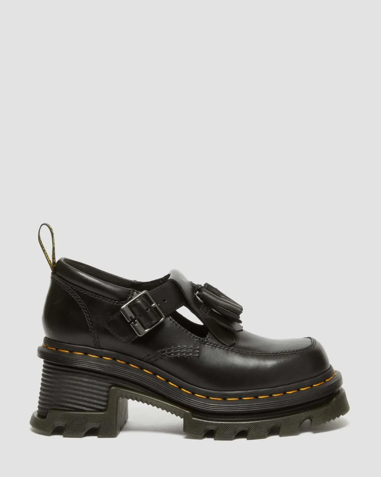 Dr. Martens Babies Corran En Cuir Atlas à Talons Noir — Atlas Sale