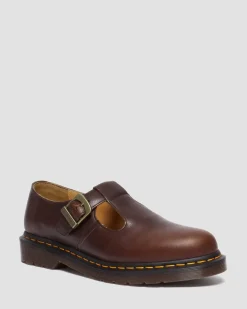 Dr. Martens Babies En Cuir Regency à Brides En T Whiskey — Regency Calf Best