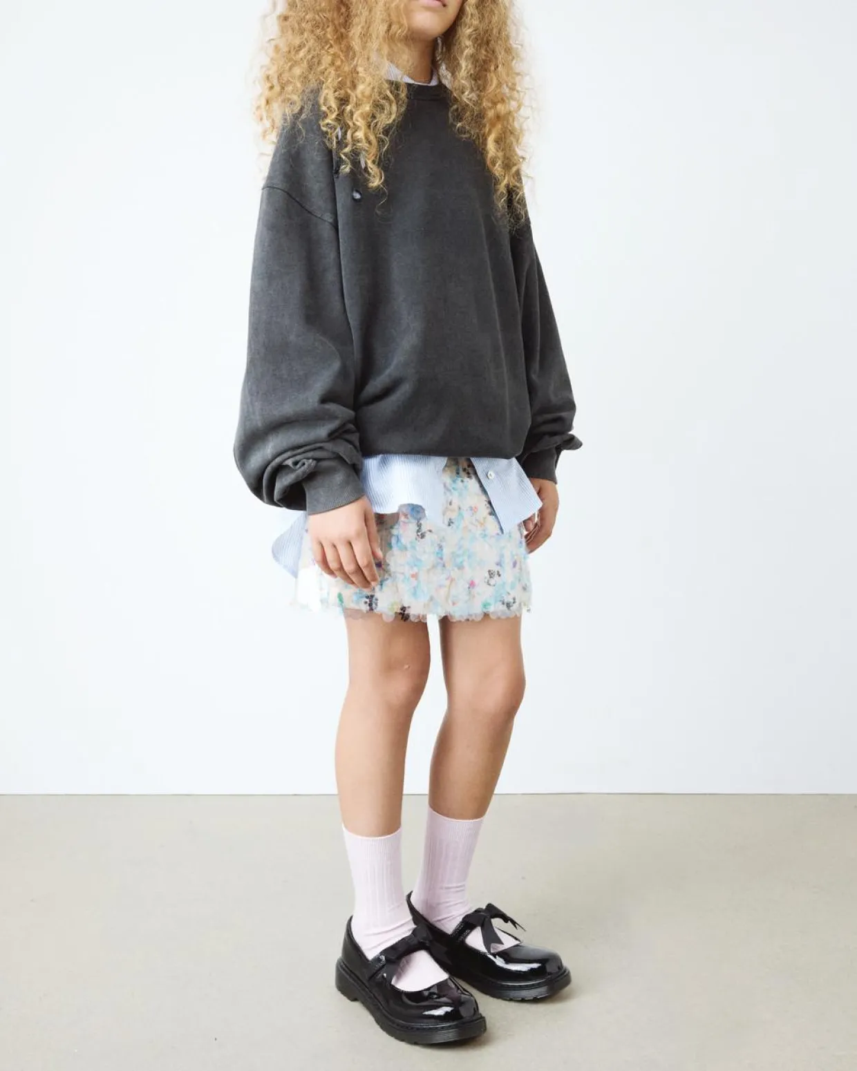 Dr. Martens Babies Maccy II En Cuir Verni Pour Ado Noir — Patent Leather Hot