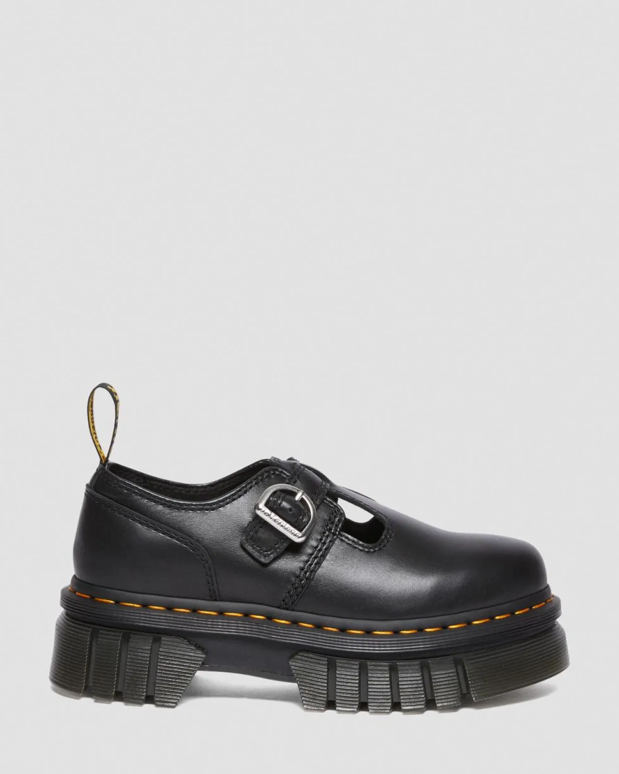 Dr. Martens Babies Plateformes Audrick Nappa Lux Noir — Nappa Lux Fashion