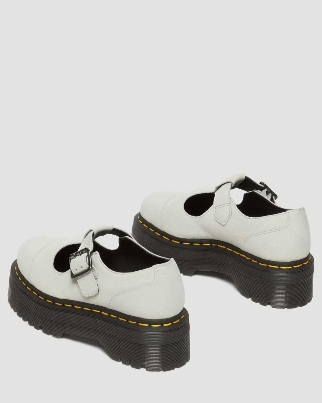 Dr. Martens Babies Plateformes Bethan En Cuir Tumbled Nubuck Smoked Mint — Tumbled Nubuck Best