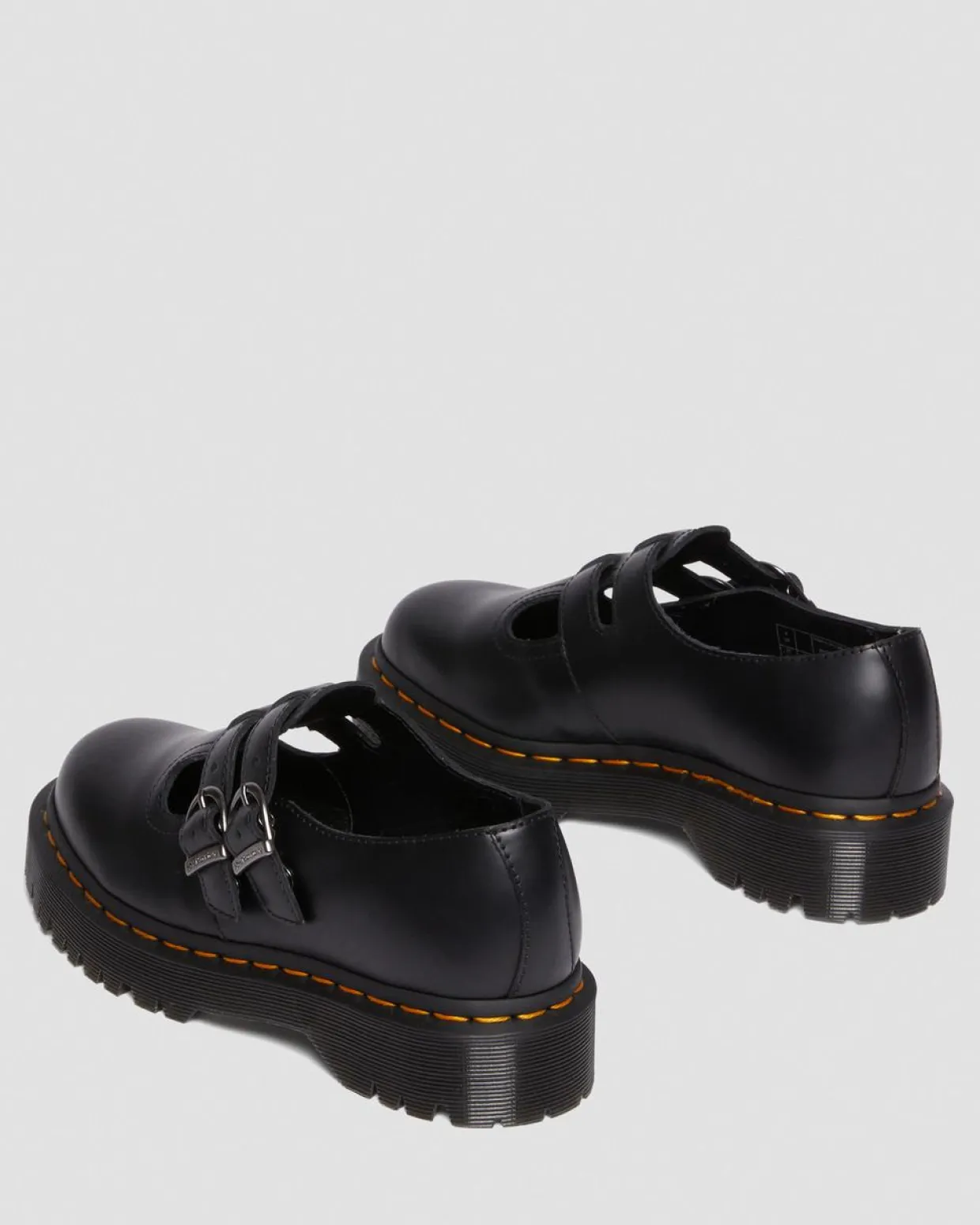 Dr. Martens Babies Plateformes Bex 8065 II En Cuir Smooth Noir — Smooth Leather New