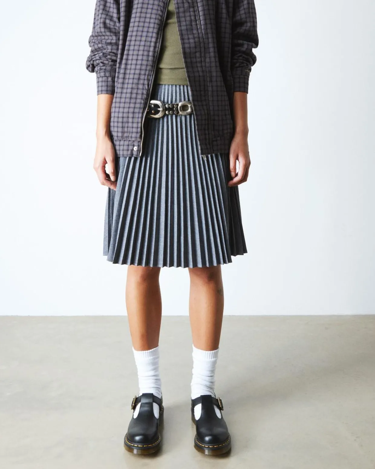 Dr. Martens Babies Polley En Cuir Smooth Noir — Smooth Leather Hot