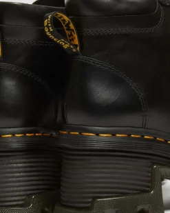 Dr. Martens Boots à 3 œillets Corran En Cuir Atlas à Talons Noir — Atlas Cheap