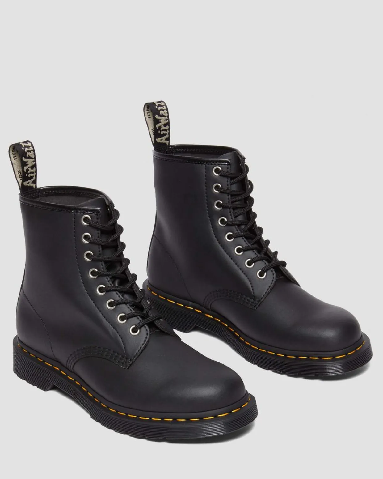 Dr. Martens Boots 1460 En Chutes De Cuir Reconditionnées À Lacets Black — Genix Nappa Shop