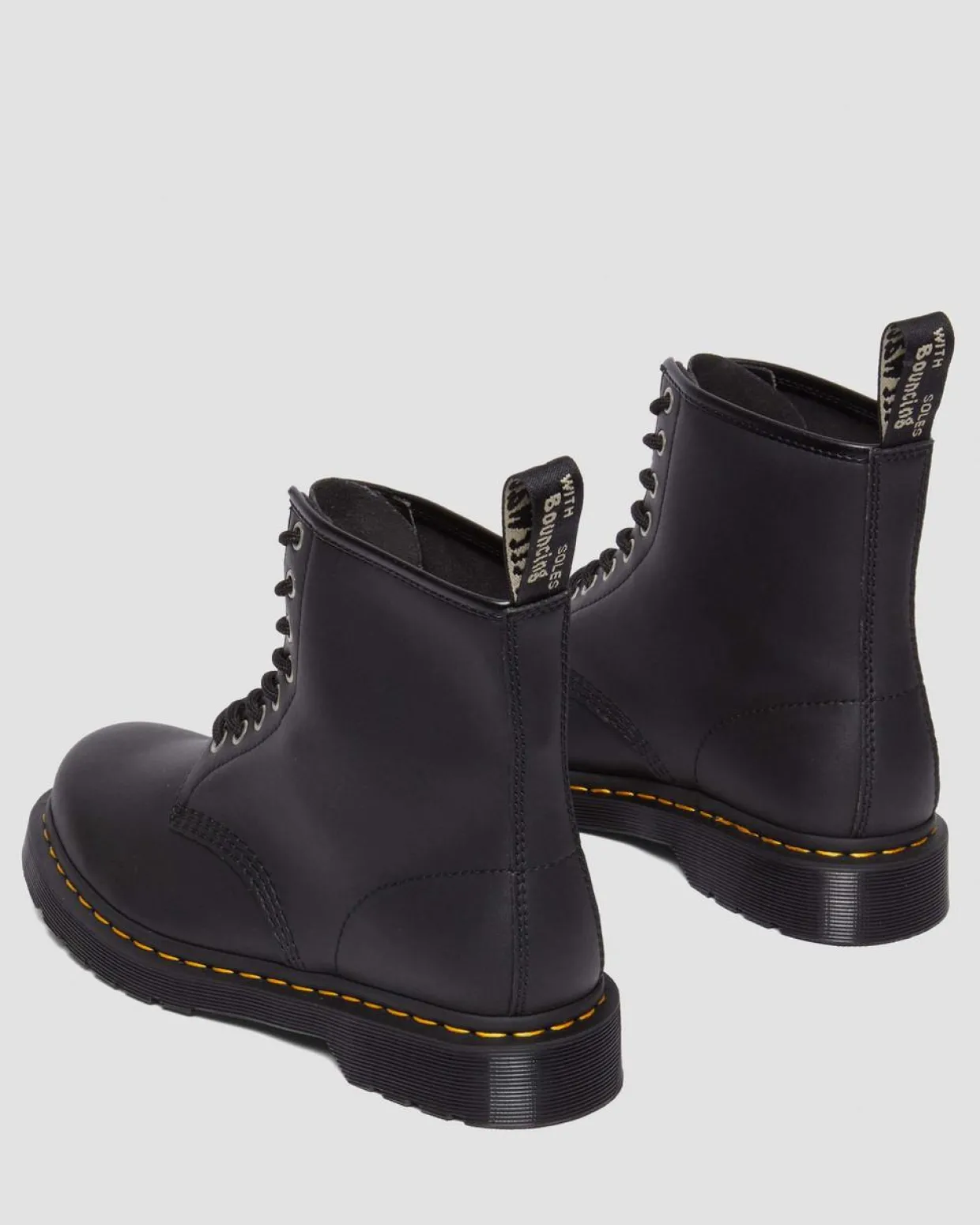 Dr. Martens Boots 1460 En Chutes De Cuir Reconditionnées À Lacets Black — Genix Nappa Shop