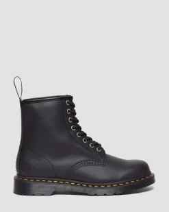 Dr. Martens Boots 1460 En Chutes De Cuir Reconditionnées À Lacets Black — Genix Nappa Shop