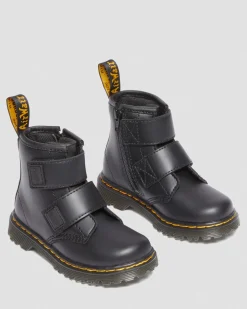 Dr. Martens Boots 1460 En Cuir à Brides Velcro Pour Tout-petit Noir — Romario Flash Sale
