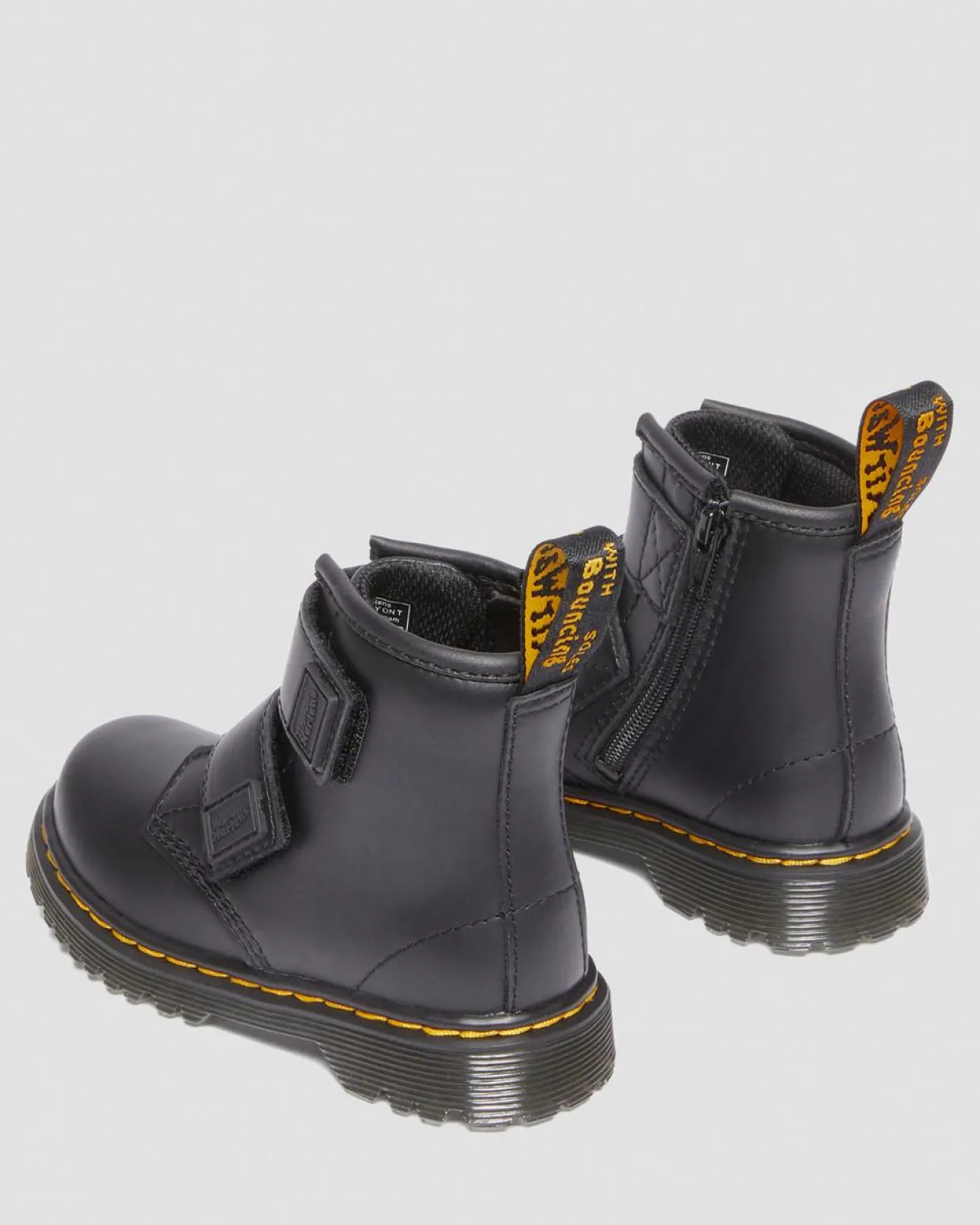 Dr. Martens Boots 1460 En Cuir à Brides Velcro Pour Tout-petit Noir — Romario Flash Sale