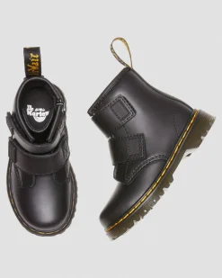 Dr. Martens Boots 1460 En Cuir à Brides Velcro Pour Tout-petit Noir — Romario Flash Sale
