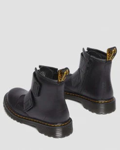 Dr. Martens Boots 1460 En Cuir à Double Bride Junior Noir — Romario Cheap