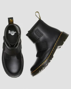 Dr. Martens Boots 1460 En Cuir à Double Bride Junior Noir — Romario Cheap
