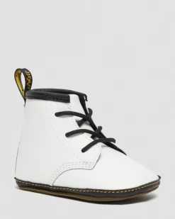 Dr. Martens Boots 1460 En Cuir Auburn Pour Nouveau-né Blanc — Mason Pu Split+Mason Nw Synthetic Sale