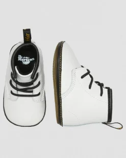 Dr. Martens Boots 1460 En Cuir Auburn Pour Nouveau-né Blanc — Mason Pu Split+Mason Nw Synthetic Sale