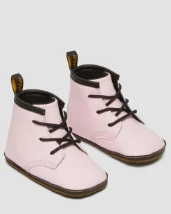 Dr. Martens Boots 1460 En Cuir Auburn Pour Nouveau-né Pale Pink — Mason Pu Split+Mason Nw Synthetic Store