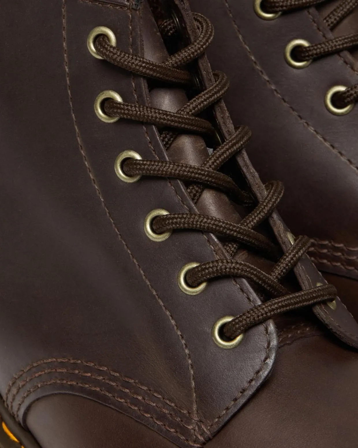 Dr. Martens Boots 101 En Cuir Crazy Horse Marron foncé — Crazy Horse Hot