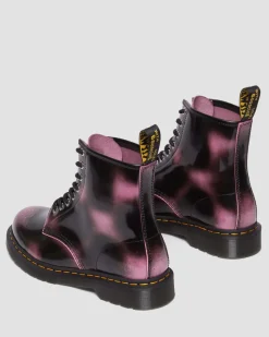 Dr. Martens Boots 1460 En Cuir Distressed Arcadia Rub Off à Lacets Pink — Arcadia Store