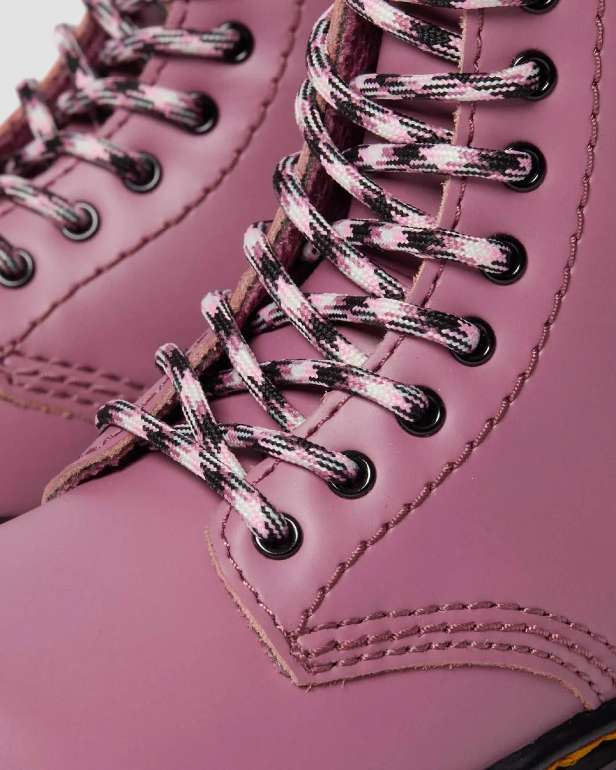 Dr. Martens Boots 1460 En Cuir Neutre à Lacets Pour Tout-petit Muted Purple — Romario Online