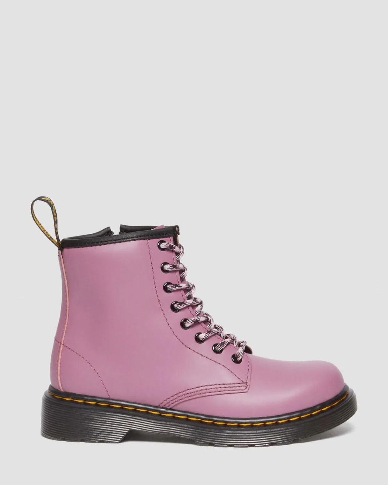 Dr. Martens Boots 1460 En Cuir Neutre à Lacets Junior Muted Purple — Romario Best