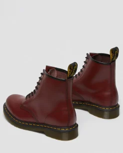 Dr. Martens Boots 1460 En Cuir Smooth à Lacets Rouge Cherry Red — Smooth Leather Best Sale