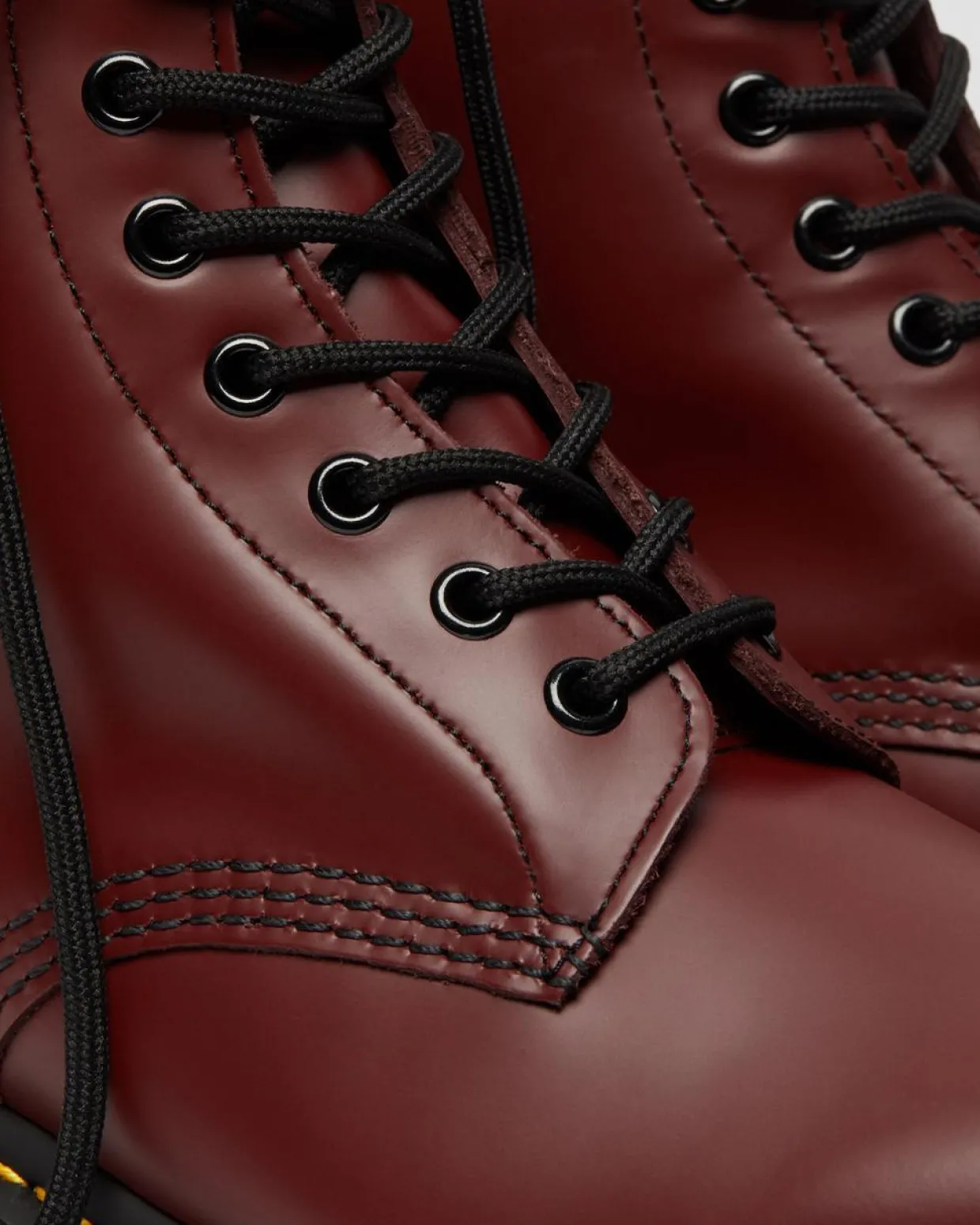 Dr. Martens Boots 1460 En Cuir Smooth à Lacets Rouge Cherry Red — Smooth Leather Best Sale