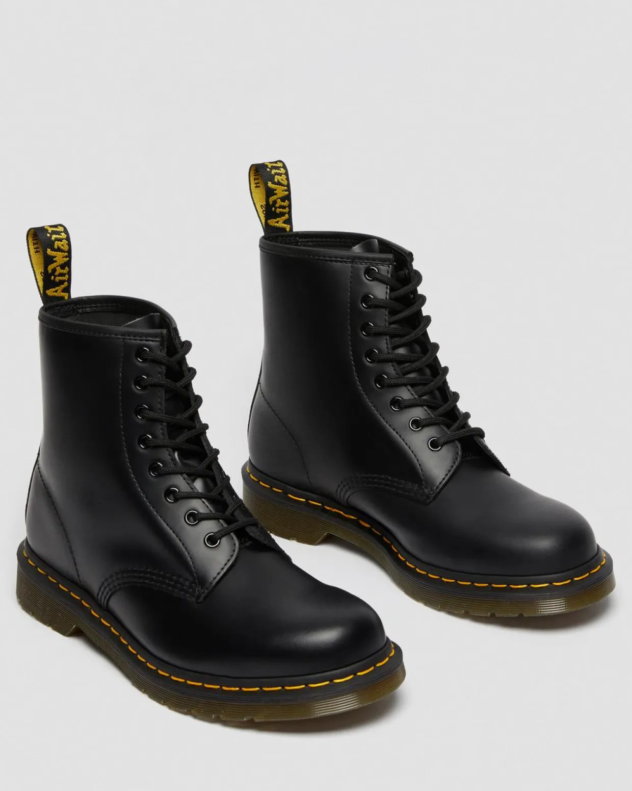 Dr. Martens Boots 1460 En Cuir Smooth à Lacets Noir — Smooth Leather Clearance