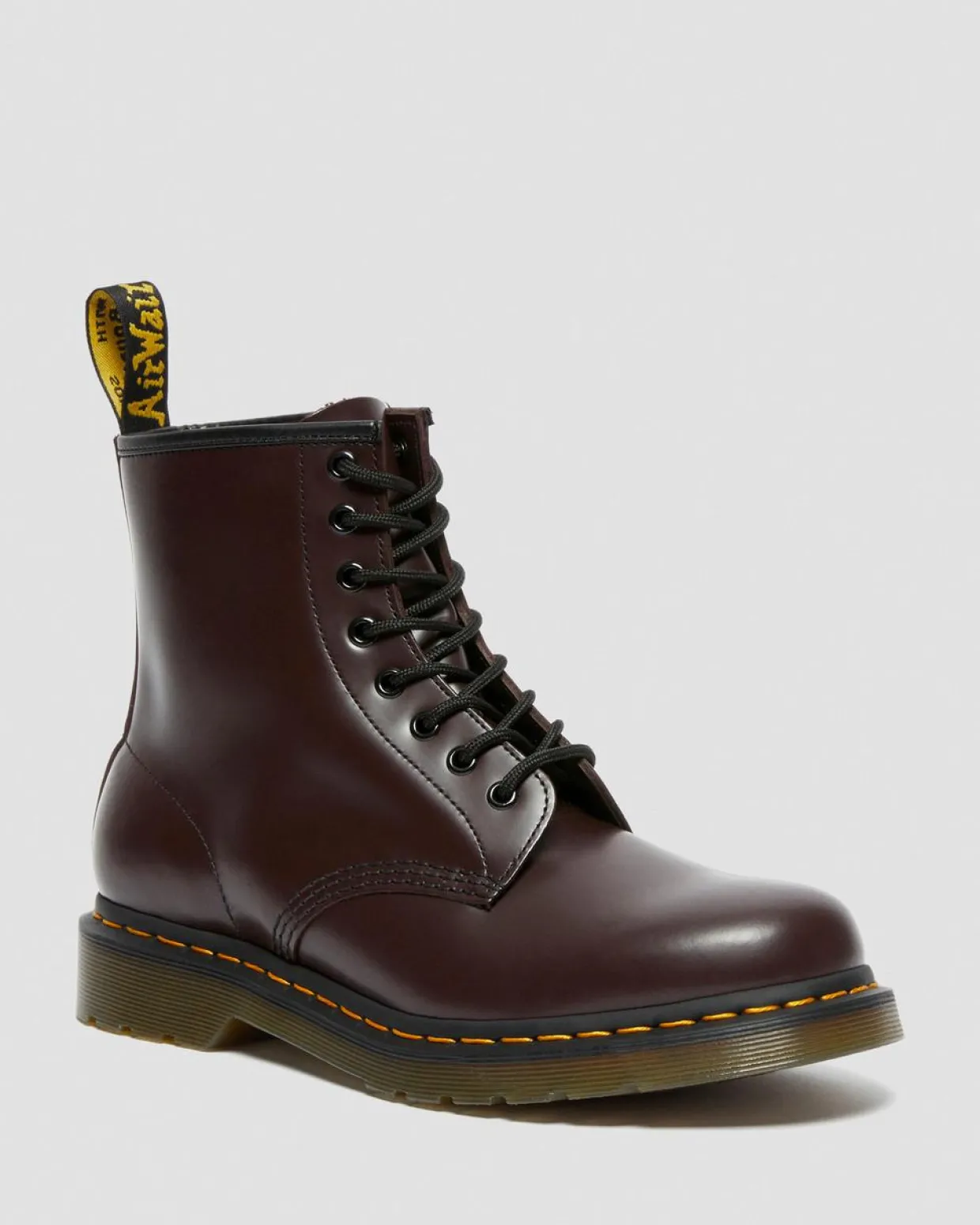 Dr. Martens Boots 1460 En Cuir Smooth à Lacets Bordeaux — Smooth Leather Hot