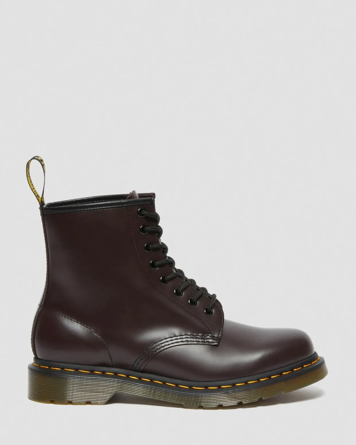 Dr. Martens Boots 1460 En Cuir Smooth à Lacets Bordeaux — Smooth Leather Hot