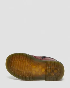 Dr. Martens Boots 1460 En Cuir Softy T à Lacets Pour Tout-petit Rouge Cherry Red — Softy T New