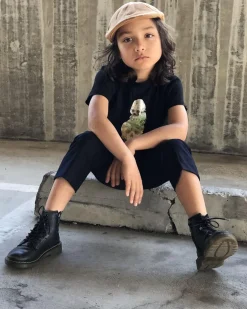 Dr. Martens Boots 1460 En Cuir Softy T à Lacets Junior Noir — Softy T Clearance
