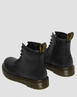 Dr. Martens Boots 1460 En Cuir Softy T à Lacets Junior Noir — Softy T Clearance