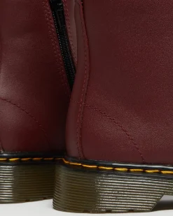 Dr. Martens Boots 1460 En Cuir Softy T à Lacets Junior Rouge Cherry Red — Softy T Discount