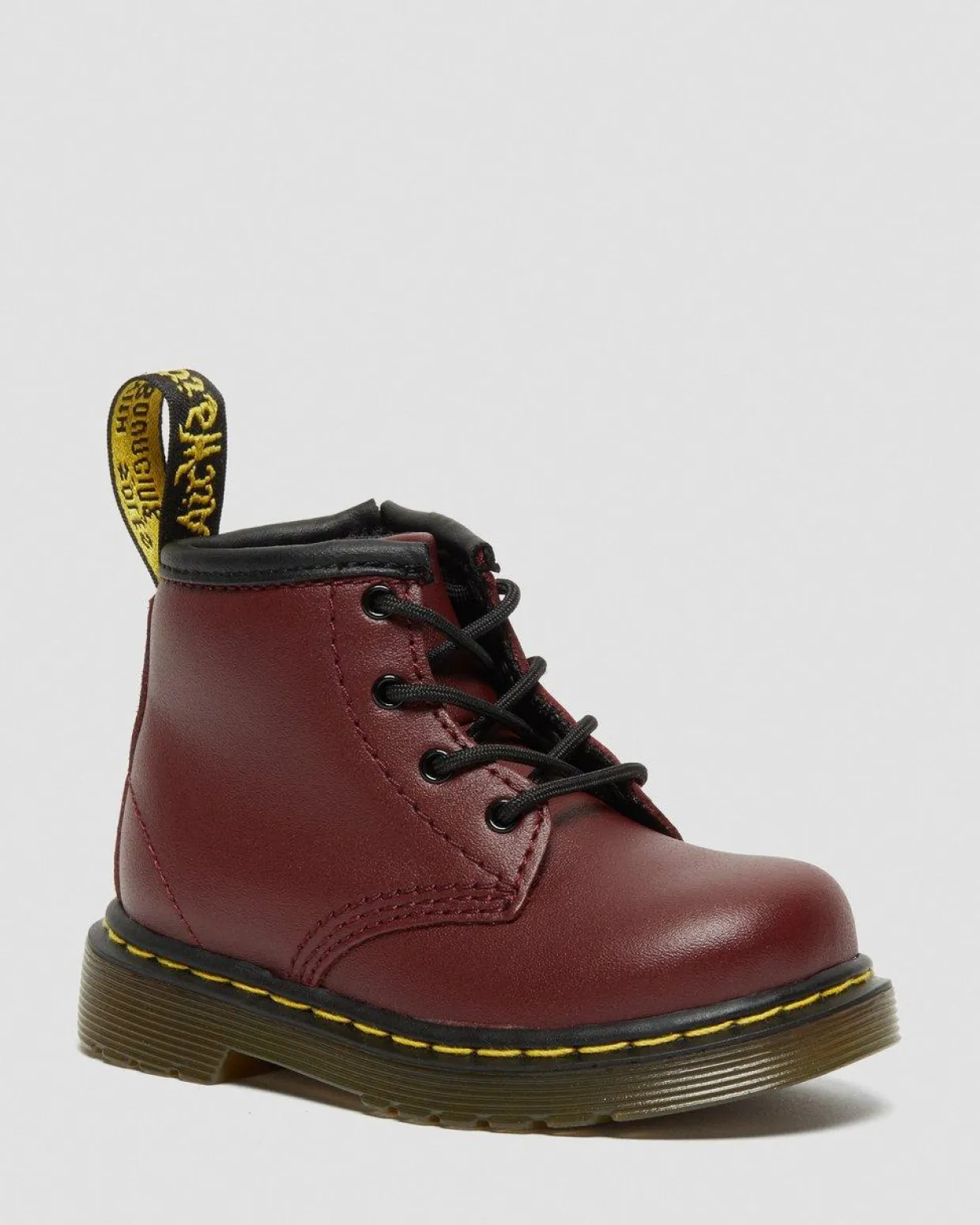 Dr. Martens Boots 1460 En Cuir Softy T Pour Bébé Rouge Cherry Red — Softy T Sale