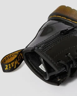 Dr. Martens Boots 1460 En Cuir Verni à Lacets Pour Bébé Noir — Patent Leather New