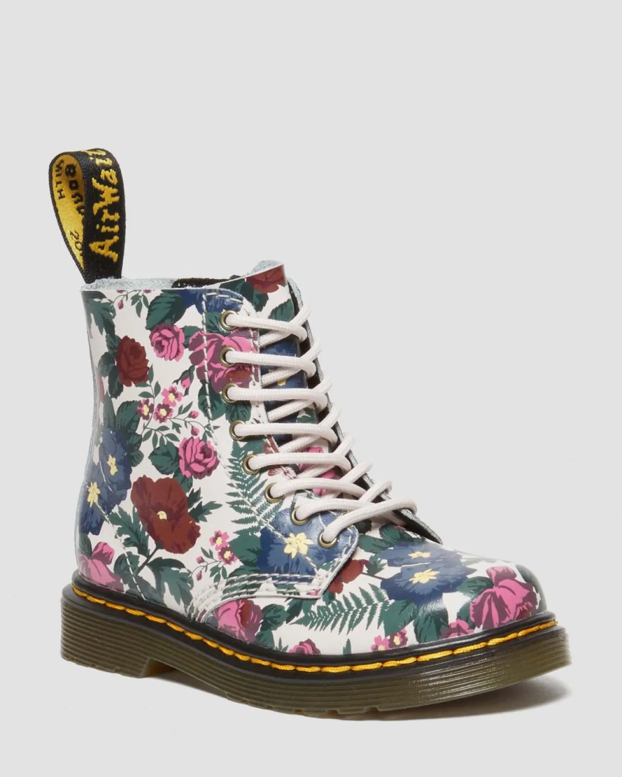 Dr. Martens Boots 1460 English Garden En Cuir Pour Tout-petit Multi — Hydro Leather Cheap