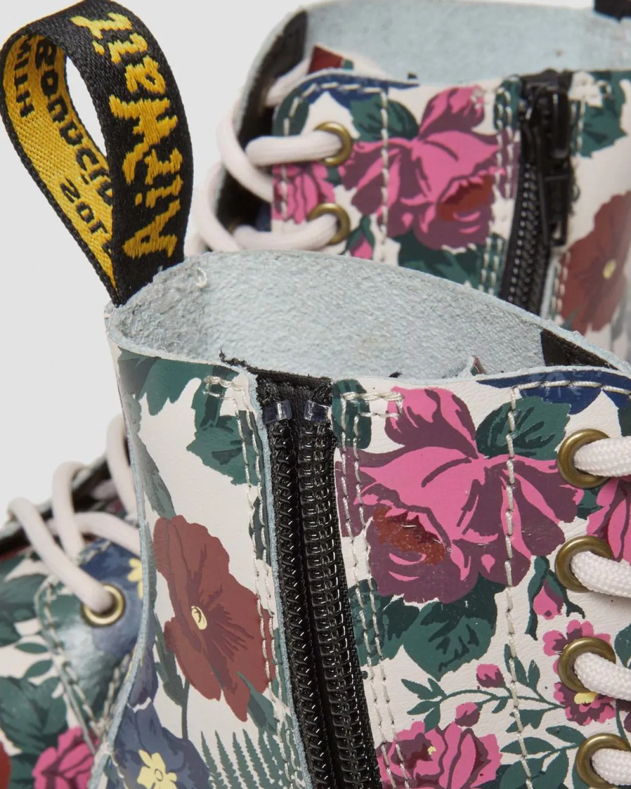 Dr. Martens Boots 1460 English Garden En Cuir à Lacets Junior Multi — Hydro Leather Outlet