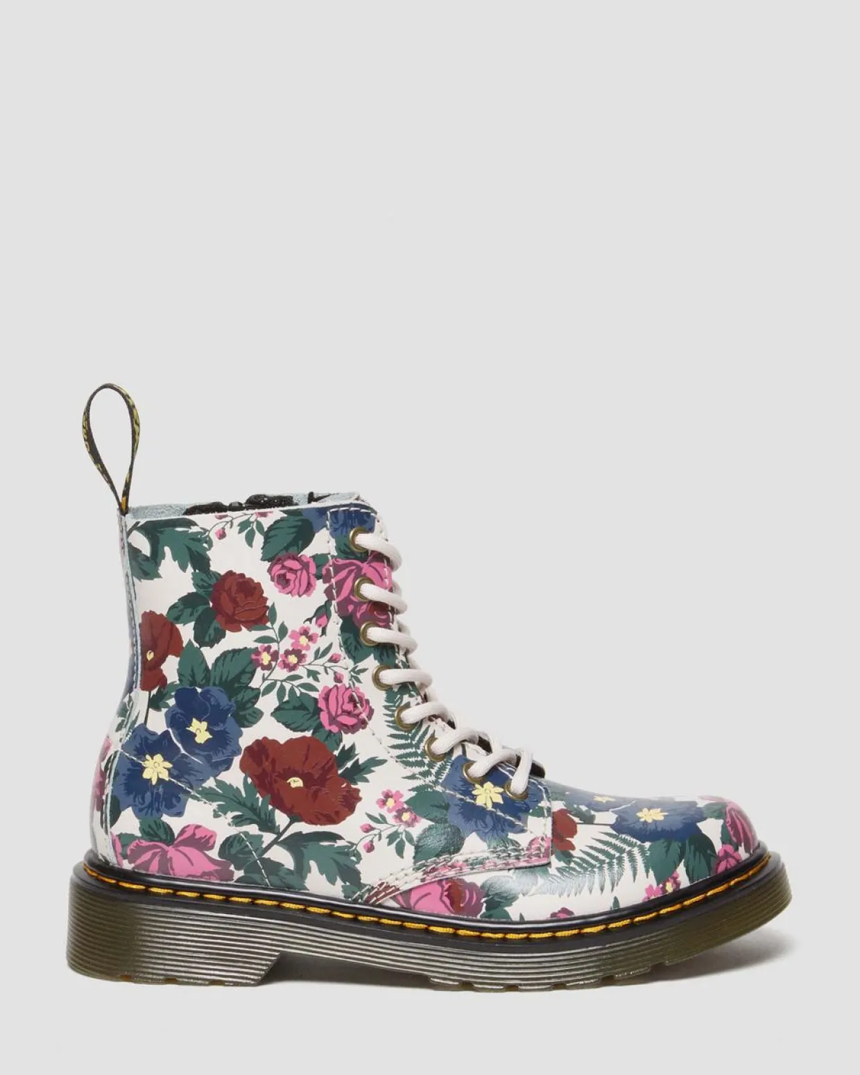 Dr. Martens Boots 1460 English Garden En Cuir à Lacets Junior Multi — Hydro Leather Outlet